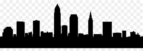 Cleveland Silhouette Skyline - Silhouette png download - 949*320 - Free ...