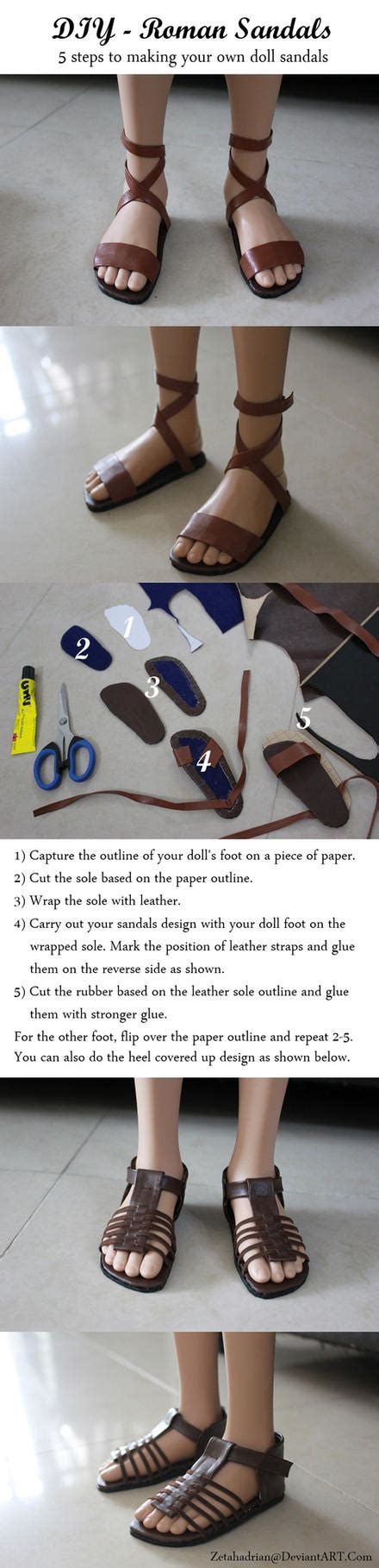 DIY - Roman Sandals by Zetahadrian on DeviantArt