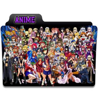 Anime Folder Icon, Transparent Anime Folder.PNG Images & Vector - FreeIconsPNG