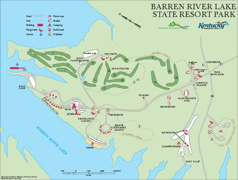 Barren River State Park map - Lucas KY 42156-9709 • mappery