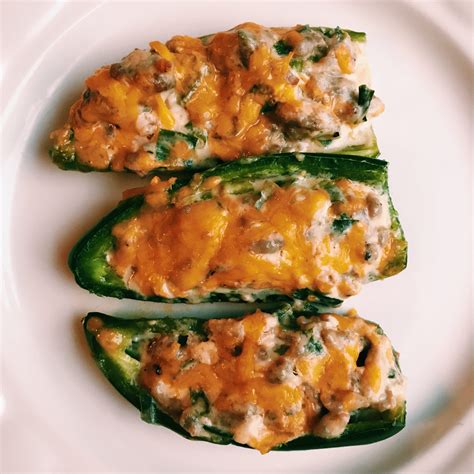 stuffed banana peppers with sausage and cream cheese