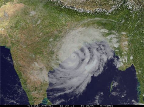 Cyclone Phailin slams into Odisha, Andhra coast - Rediff.com News