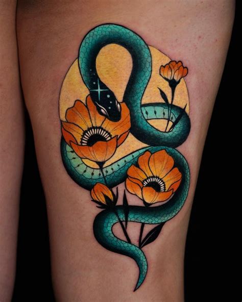 101 Best Snake Flower Tattoo Ideas That Will Blow Your Mind!