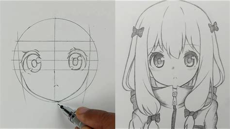 How to draw cute Anime Girl for Beginners ! | Sagiri Izumi | ss_art1 ...