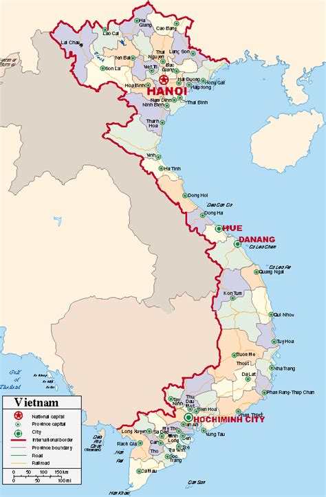 Vietnam Map - - Vietnam Open Tour - Sinhcafe Travel