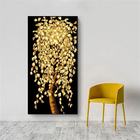 Buy Framed Golden Tree Wall Art - Light Trybe Nigeria