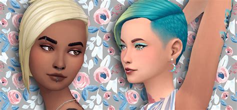 Sims 4 Maxis Match Undercut Hair CC (Guys + Girls) – FandomSpot