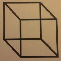 The Necker cube visual illusion drawing | Download Scientific Diagram