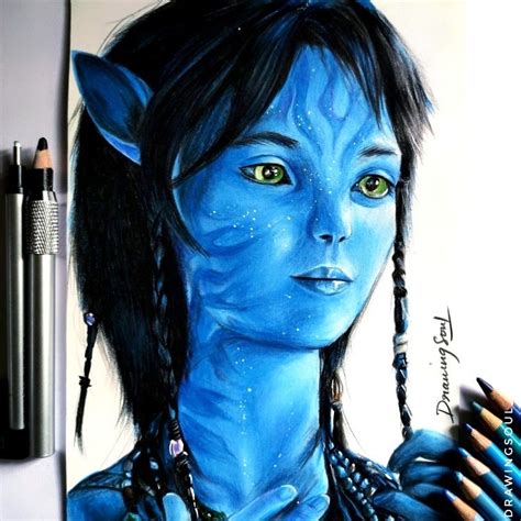 Realistic drawing of kiri from avatar 2 in 2023 | Realistic drawings, Drawings, Drawing videos