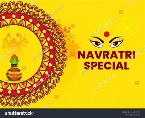 Navratri Special Poster Design. | Poster design, Navratri special, Mandala pattern