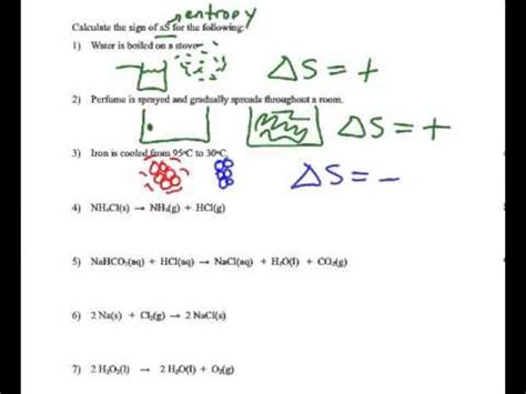 Determining the sign of the entropy change (Delta S) - YouTube