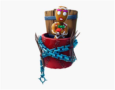 Gingerbread Man Fortnite Back Bling, HD Png Download - kindpng