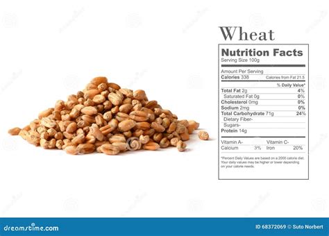 Uncooked Wheat Grain Stock Photo - Image: 68372069