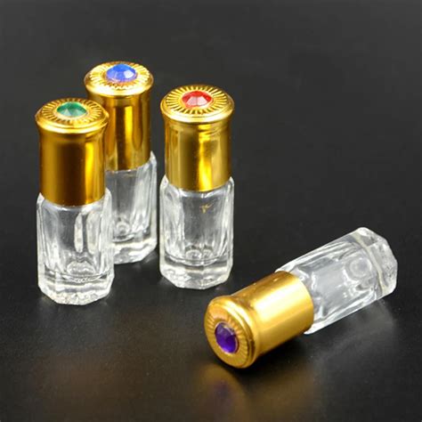 Capacity 3ml 6ml free shipping 50pcs/lot roll glass Perfume bottle ...