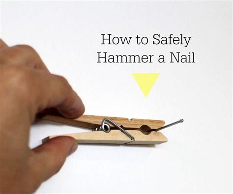 Safely Hammer a Nail : 3 Steps (with Pictures) - Instructables