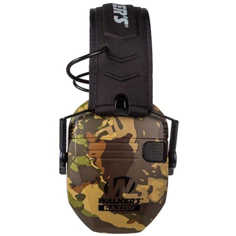 Walker's Razor Slim Electronic Earmuff - K2 Camo | Sportsman's Warehouse