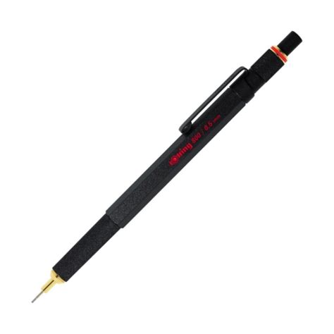 rOtring 800 Retractable Mechanical Pencil 0.5 mm Black Barrel. Pen available @$80 in Chrome ...