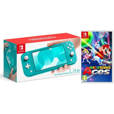 Nintendo Switch Lite 32GB Handheld Video Game Console with Mario Tennis ...