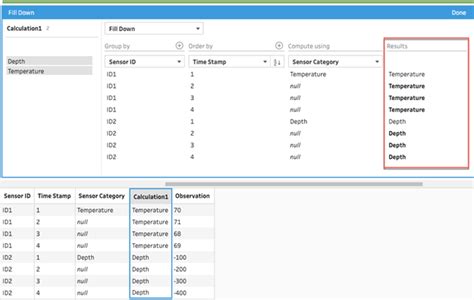 Calculate Values Across Multiple Rows - Tableau