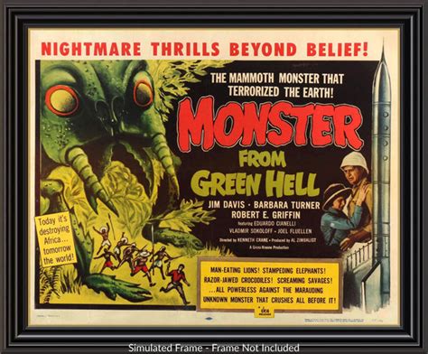 Monster From Green Hell (1957) Original Half-Sheet Movie Poster ...