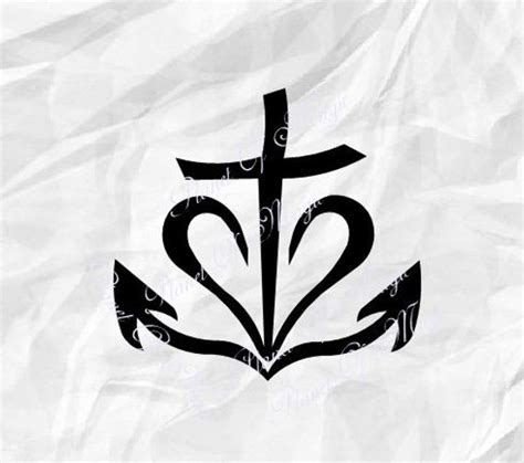 Faith Hope Love SVG, Cross Svg, Religious SVG, Christian Svg, Carmague Cross Svg, Anchor Svg ...