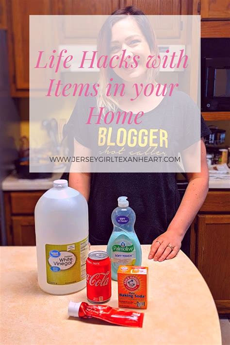 Life Hacks with everyday household items - Jersey Girl, Texan Heart
