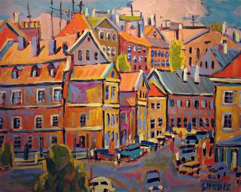 Old Town Painting by Brian Simons