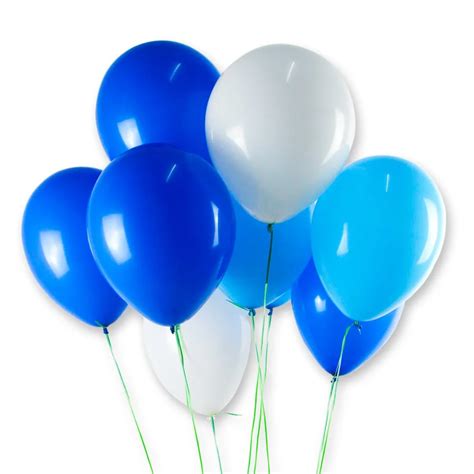 Blue White Balloon Baby Shower Toy Globos Kids Boy 1st Birthday Wedding Party Decoration 10Pcs ...