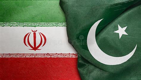 The National Flag of Iran and the National Flag of Pakistan Stock ...