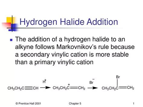 PPT - Hydrogen Halide Addition PowerPoint Presentation, free download - ID:5525589