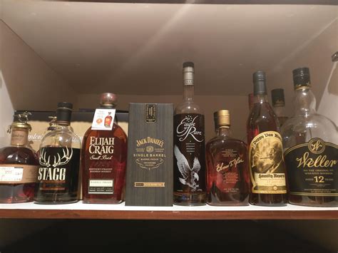 My top shelf bourbon cabinet is dominated by buffalo trace distillery. How much do you think is ...