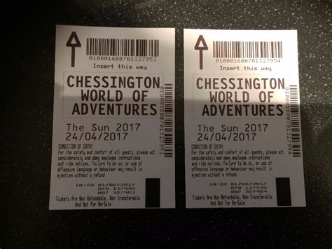 Chessington World of Adventures entry tickets | in Folkestone, Kent ...