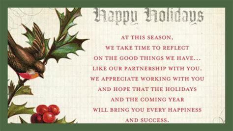 Business Holiday Messages To Customers