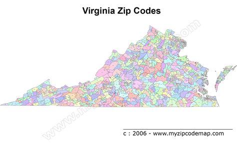 Northern Virginia Zip Code Map - Maping Resources