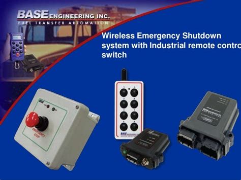 Wireless Emergency Shutdown system with Industrial remote control swi…