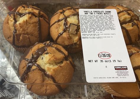 New Vanilla Chocolate Chunk muffins! : r/Costco