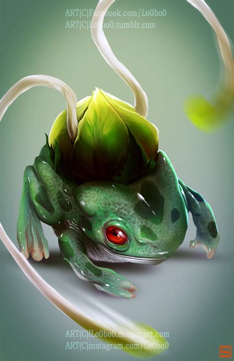 Realistic Bulbasaur Drawing