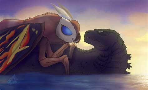 Legendary cute couple by FallenAngel5414 | Godzilla comics, Godzilla, All godzilla monsters