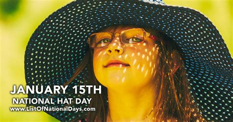 NATIONAL HAT DAY - List Of National Days