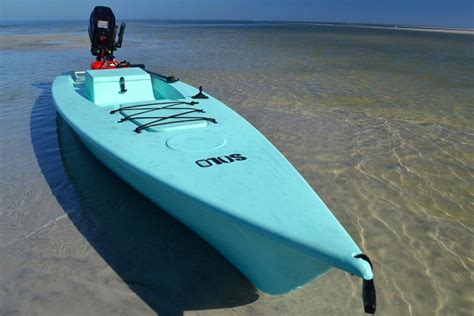 motorized fishing kayak | Solo Skiff