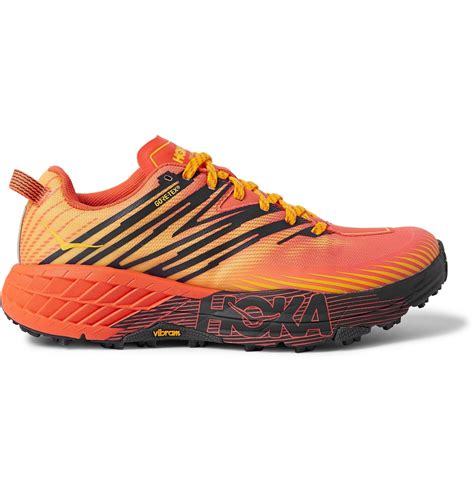 Hoka One One - Speedgoat 4 GORE-TEX Running Sneakers - Orange Hoka One One