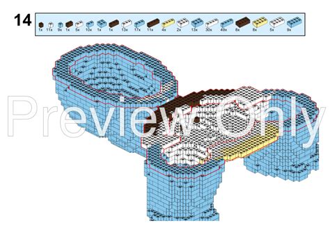 LEGO MOC Pokemon Squirtle by Wilmottslego | Rebrickable - Build with LEGO