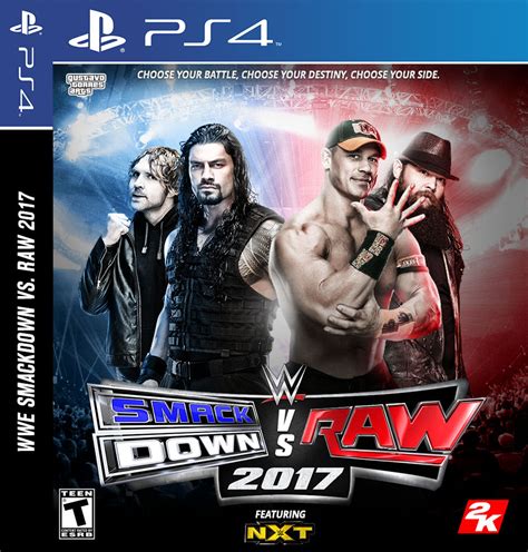 WWE SmackDown vs. Raw 2017 Cover PS4 by GustavoTorres on DeviantArt