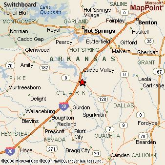 Where is Arkadelphia, Arkansas? see area map & more