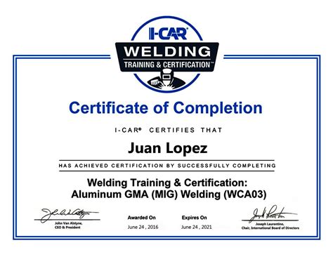 Pin on Androsklyn Design Ideas | Welding training, Certificate of completion, Board of directors