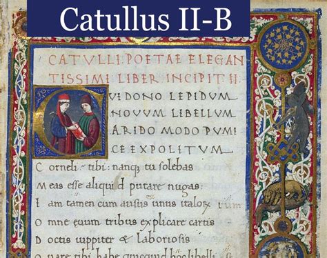 Catullus 2B: An Easier Prose Story