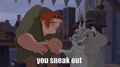 Sneak Out Quasimodo GIF | GIFDB.com