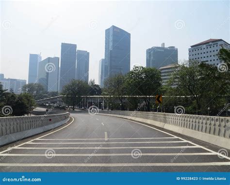 Semanggi Interchange, Jakarta Editorial Stock Photo - Image of ...