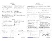 Integrals Cheat Sheet - Calculus Cheat Sheet Calculus Cheat Sheet Integrals Definitions Definite ...
