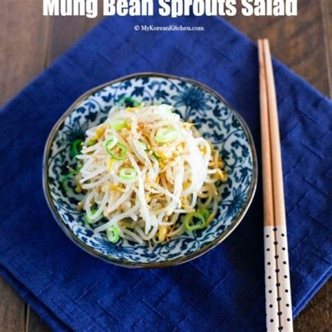 Korean Mung Bean Sprouts Salad - My Korean Kitchen